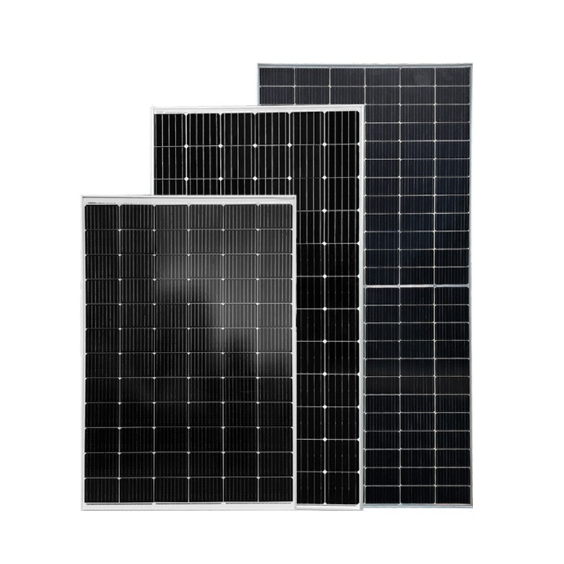 太阳能板450W单晶光伏充发电12V24V系统家用太阳能电池 板100W跨境图5