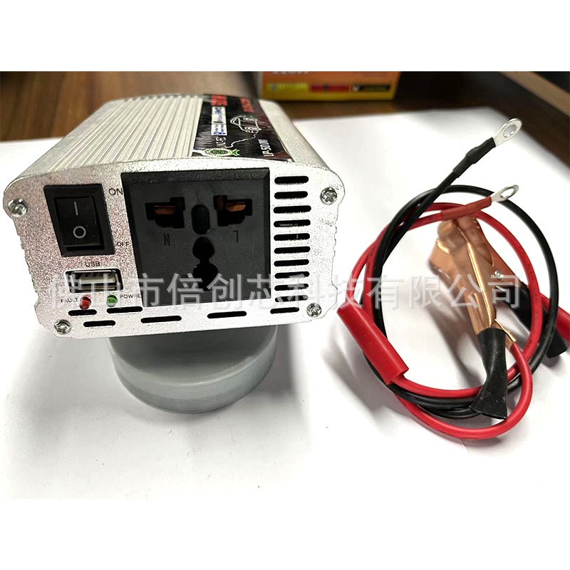 逆变器12v24v通用48v60v转220v500w 太阳能转换器UP-500W图2