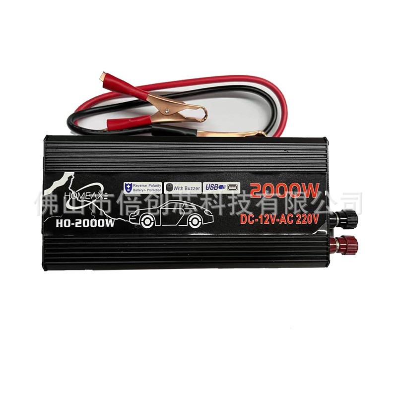 太阳能双电压转换器智能修正波逆变器12v24v48v60v转220v2000w图5