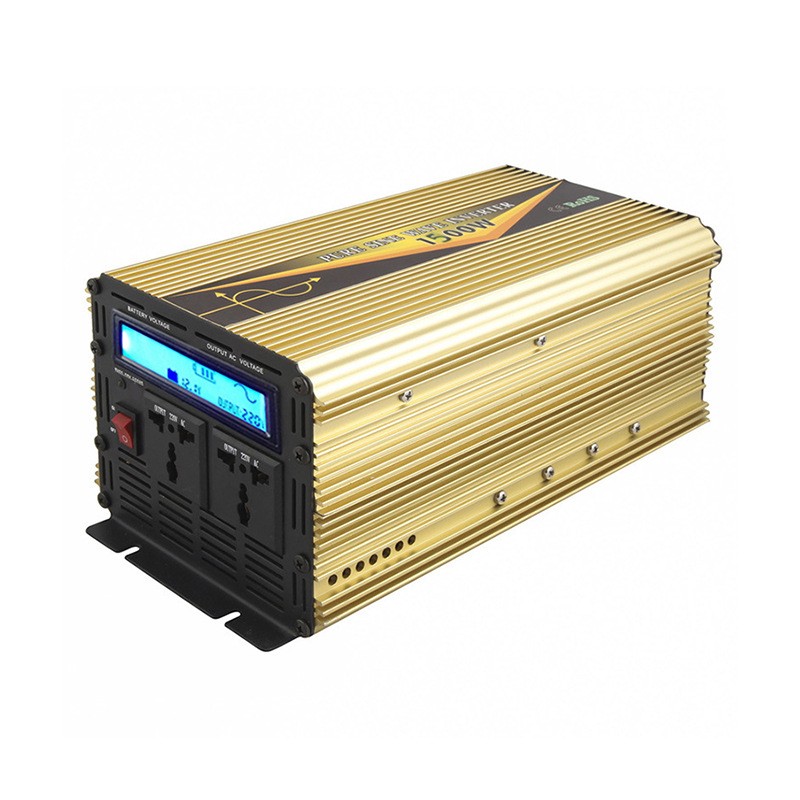 足功率厂家批发正弦波太阳能逆变器1500W 24V转110V Inverter图5