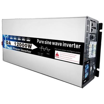 源头厂家光伏纯正弦波逆变器12v24v48V60v72伏转220v太阳能转换器